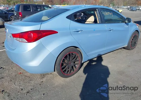 2012 Hyundai Elantra Gls (Ulsan Plant) из США, поврежденный, VIN KMHDH4AE5CU330320